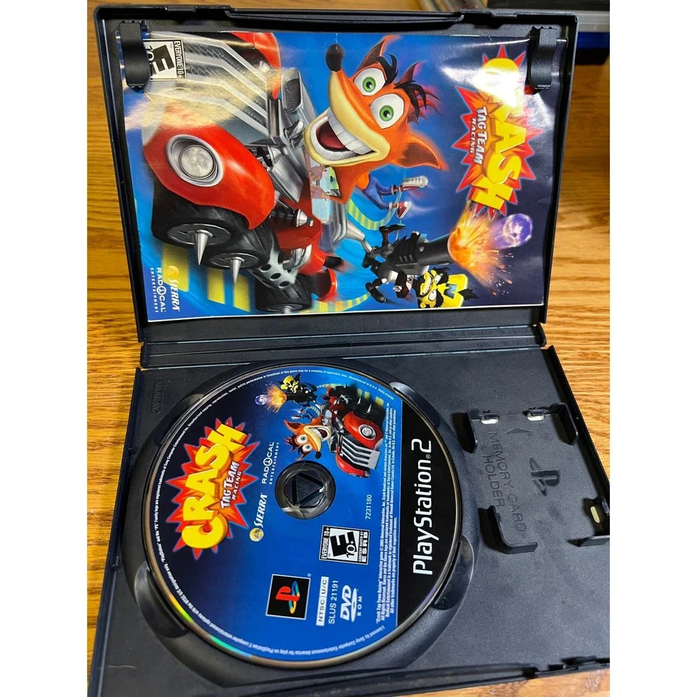 Crash Tag Team Racing Sony PlayStation 2 PS2 2005 CIB Complete With Manual